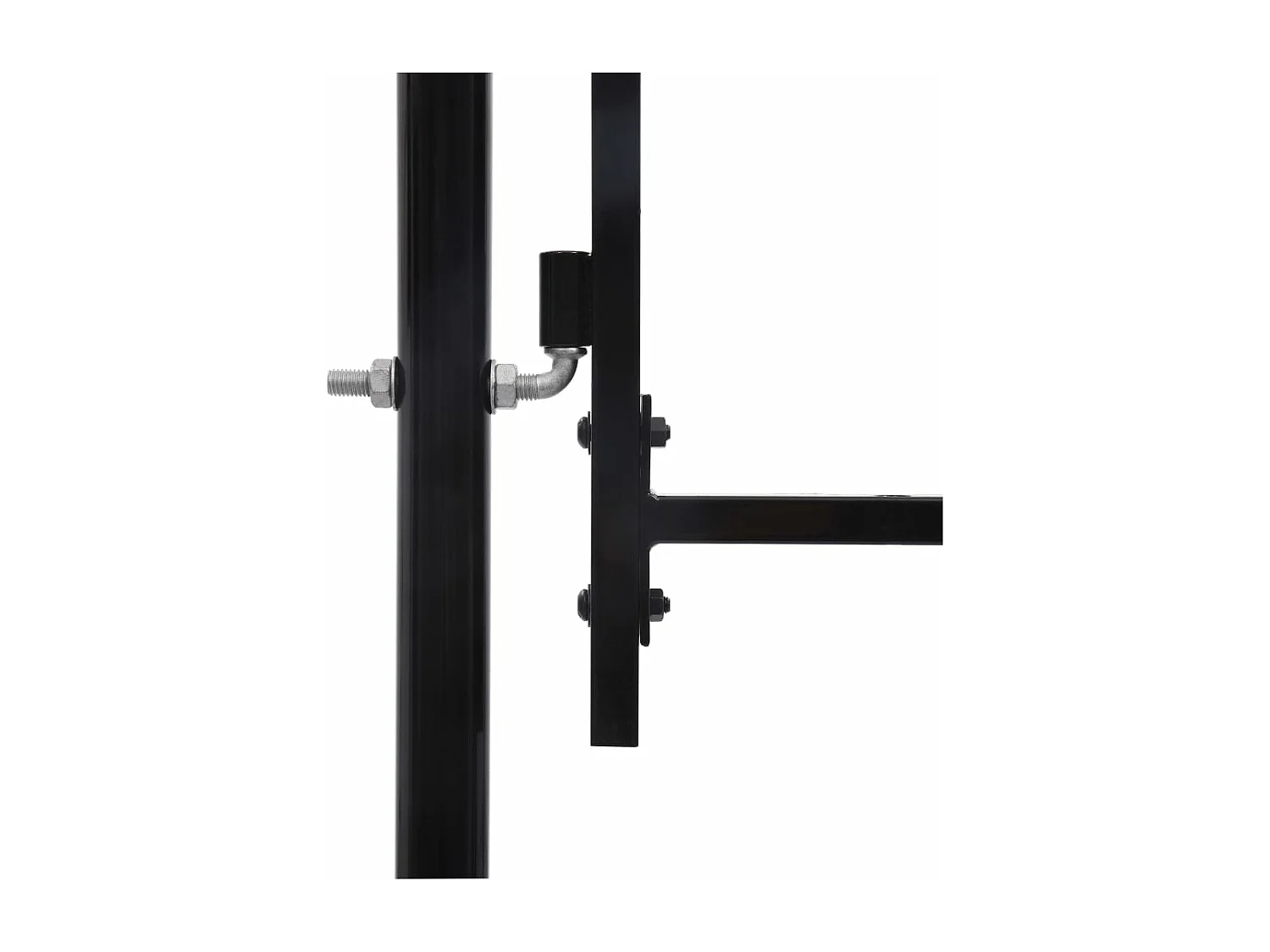 Double portail avec haut sous forme de lance 400 x 225 cm