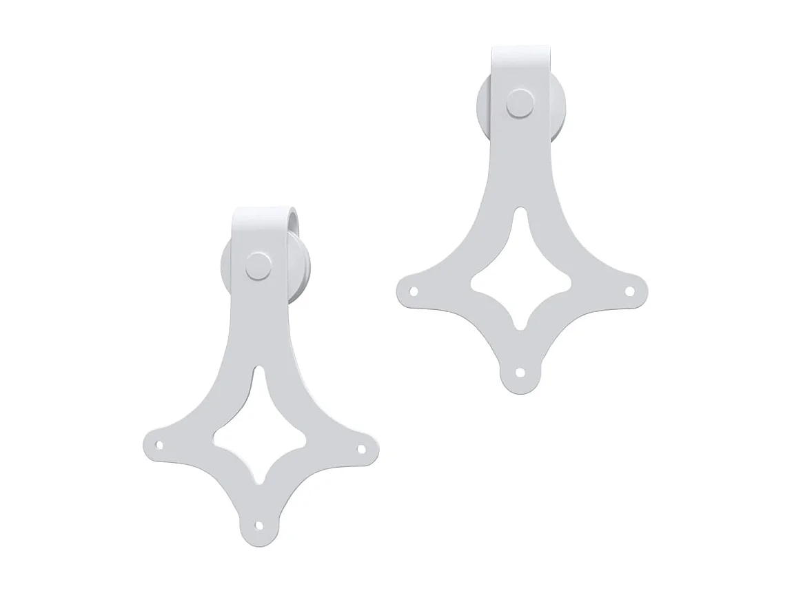 Schiebetür und Beschlagsatz 85x210 cm aus massiver Kiefer