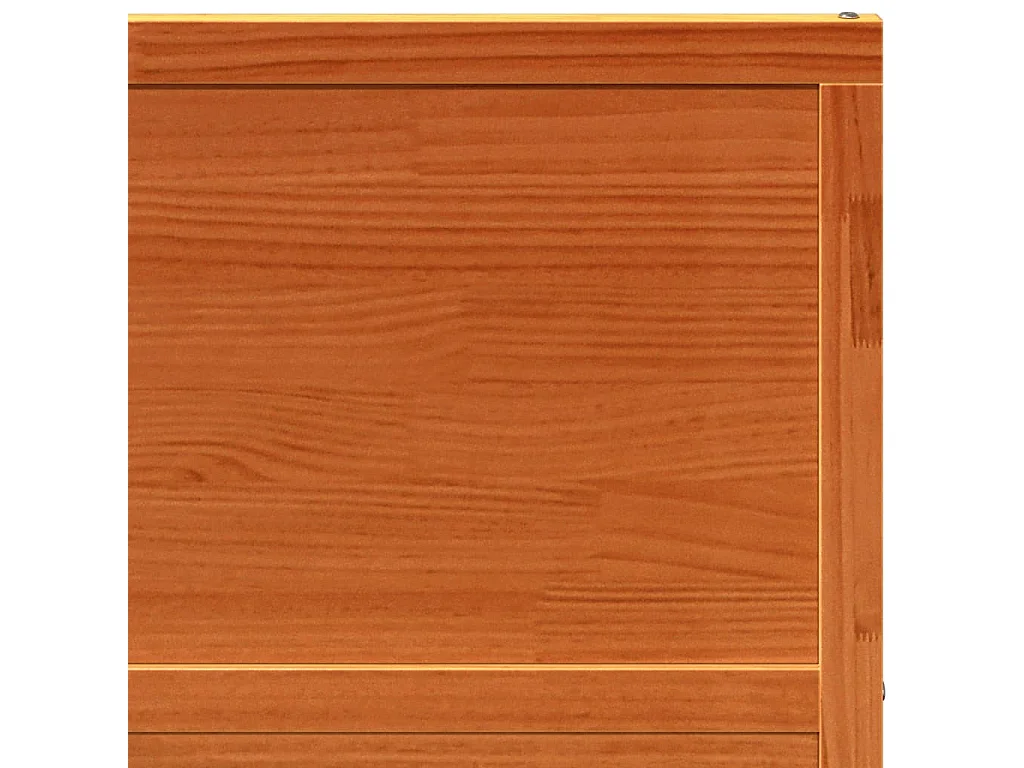 Porta de celeiro de cera marrom 80x208 cm madeira de pinho maciça