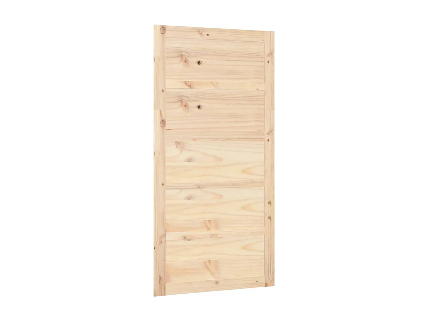 Porta da fienile 100x1,8x204,5 cm Legno di pino massiccio