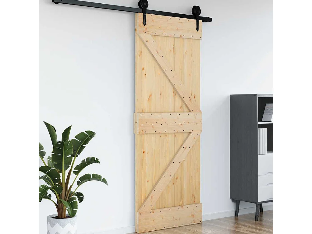 Porte NARVIK 95x210 cm bois massif de pin