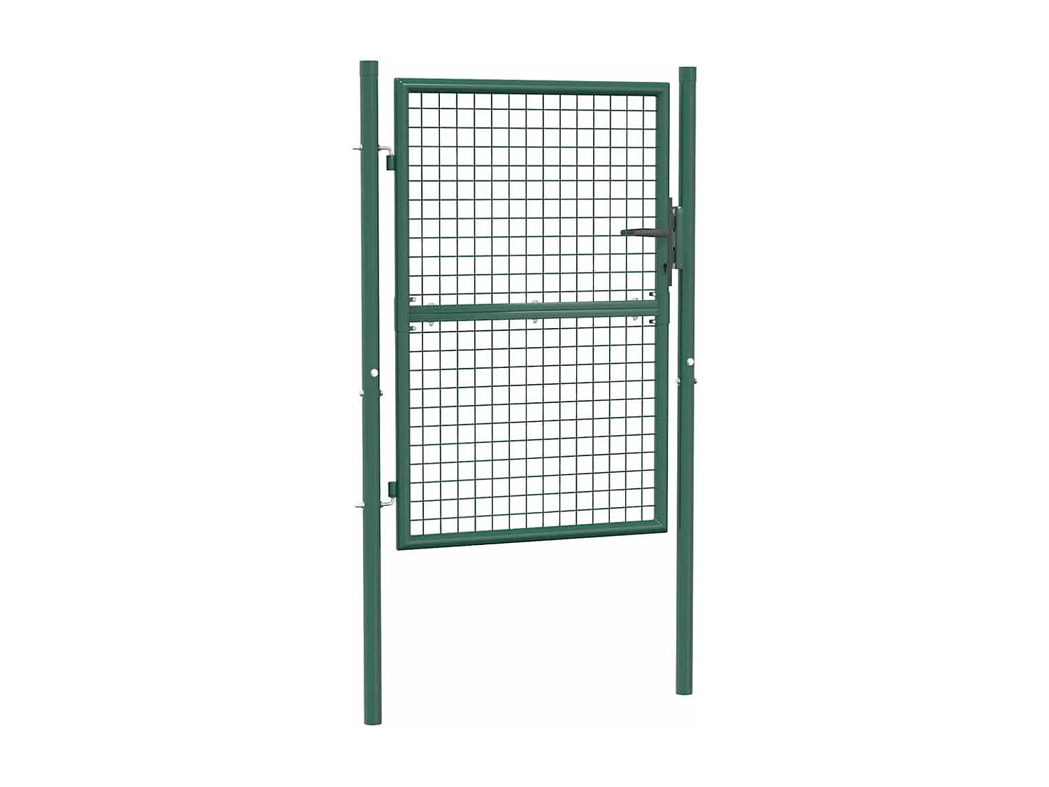 Portail de cl?ture acier 100x125 cm vert