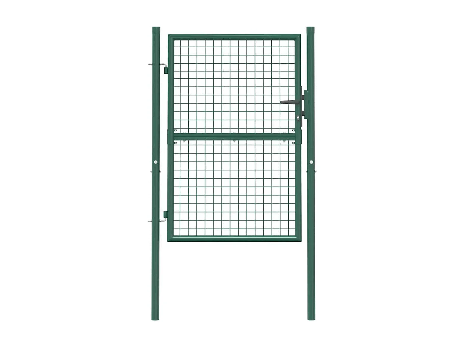 Portail de cl?ture acier 100x125 cm vert