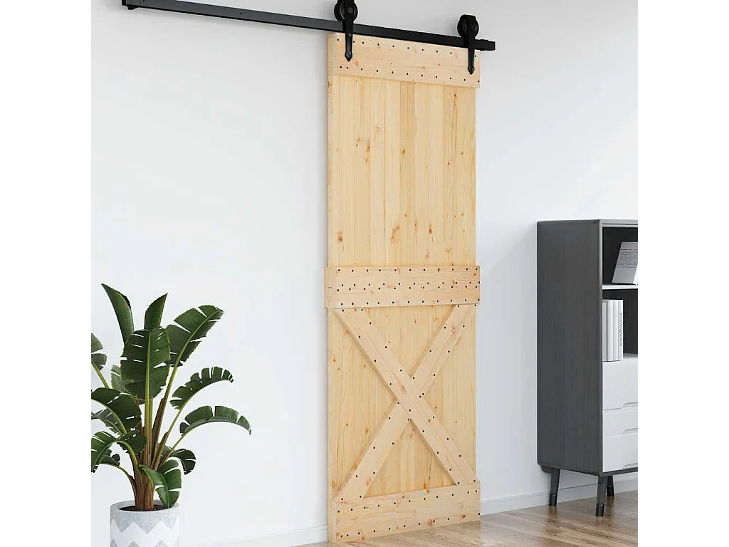Porte NARVIK 85x210 cm bois massif de pin