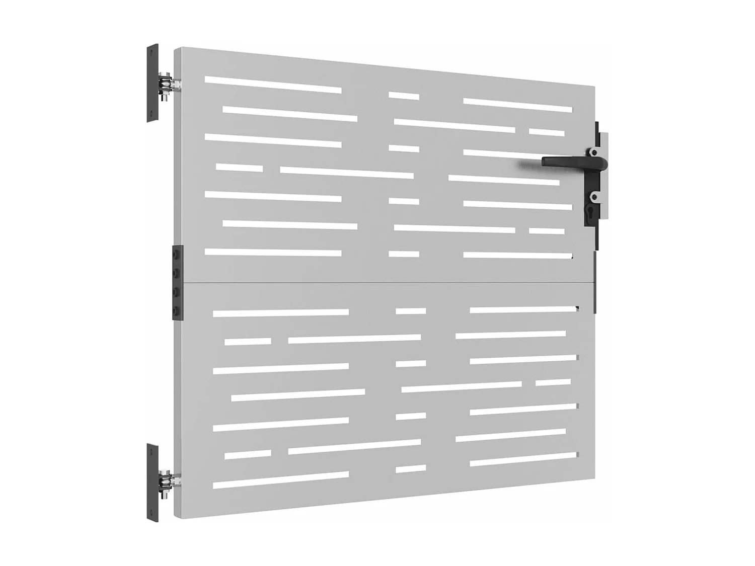 Tuinpoort 85x75 cm cortenstaal vierkant design