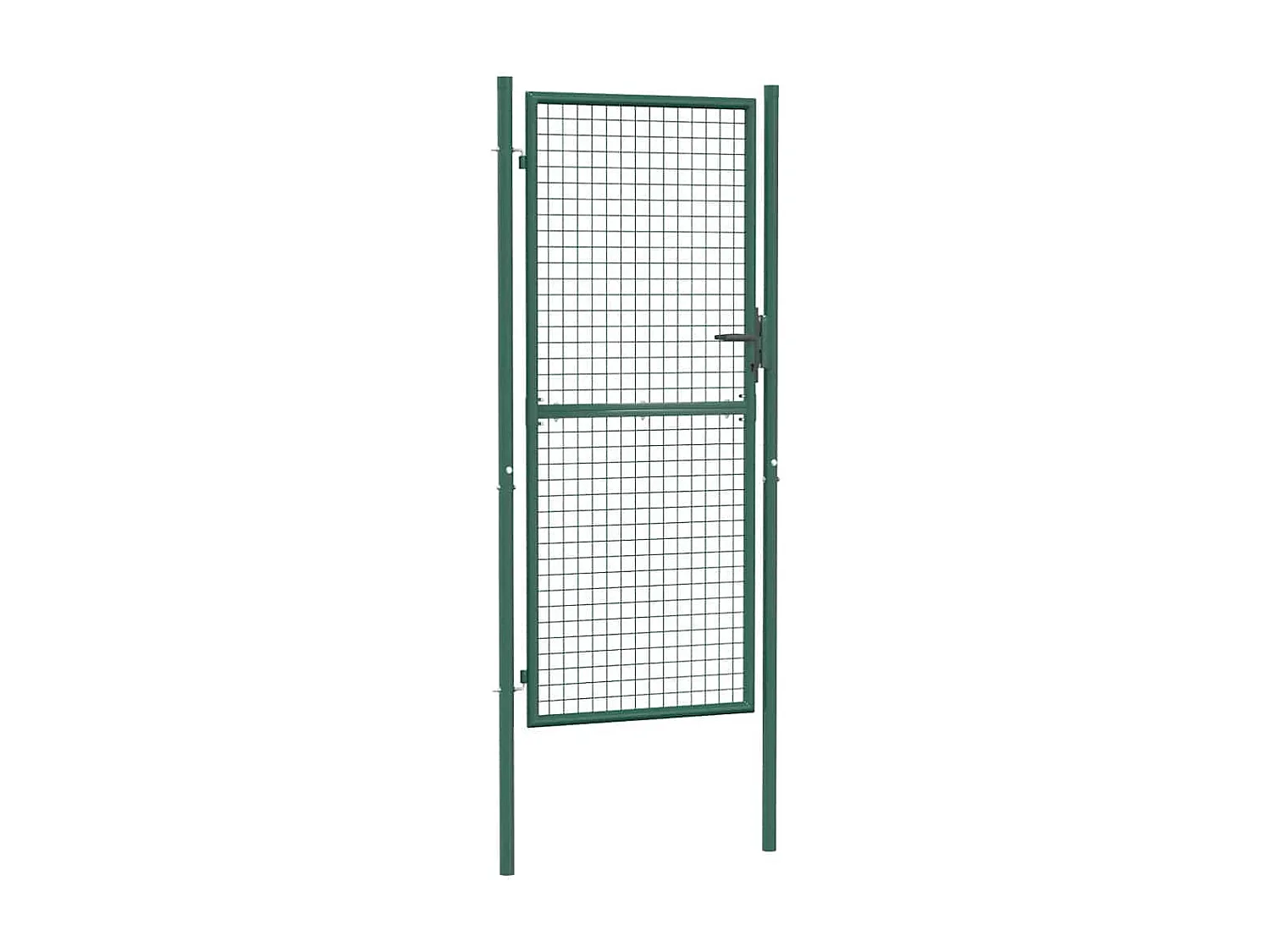 Cancello recinzione in acciaio 100x200 cm verde