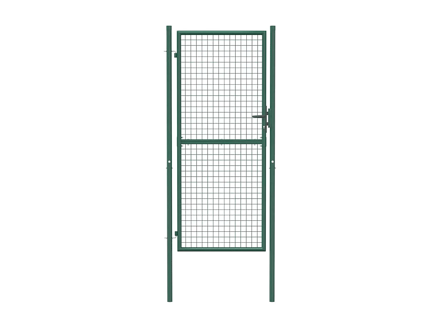 Cancello recinzione in acciaio 100x200 cm verde