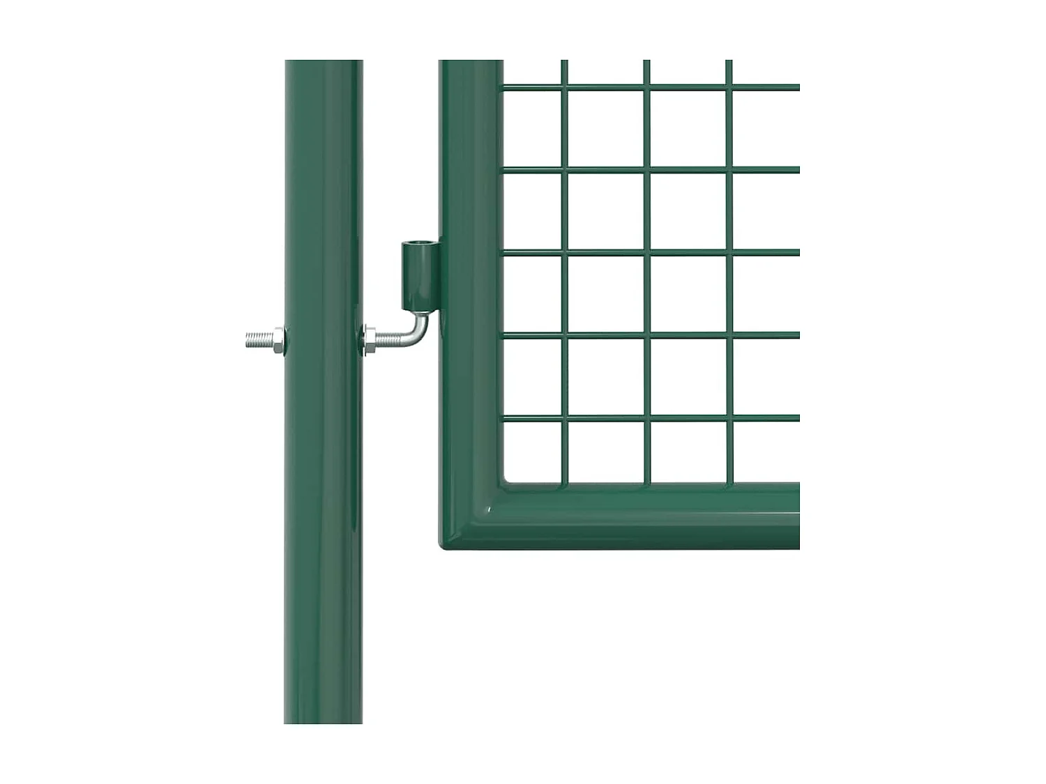 Cancello recinzione in acciaio 100x200 cm verde