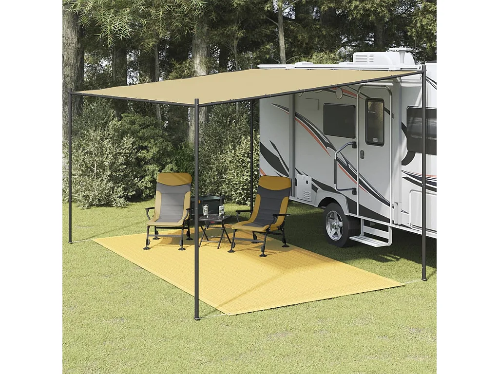 Esteira de tenda 250x450 cm Bege