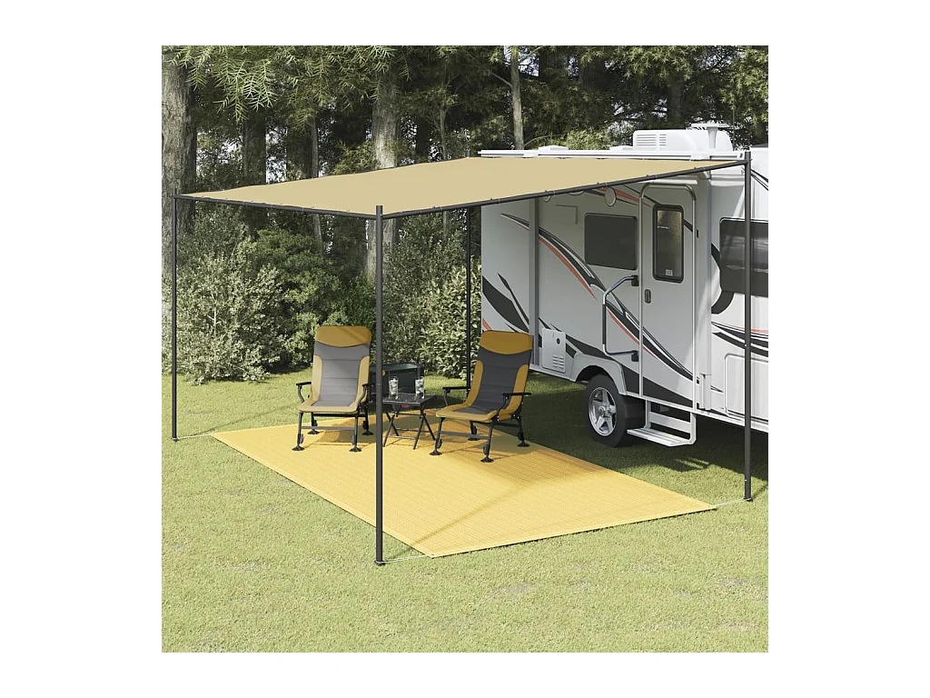 Esterilla para tienda de campaña 250x450 cm Beige