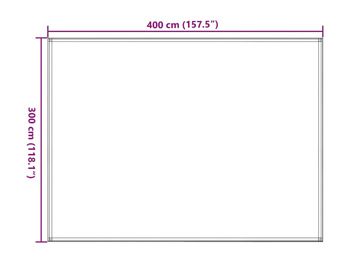 Tentmat 300x400 cm Beige