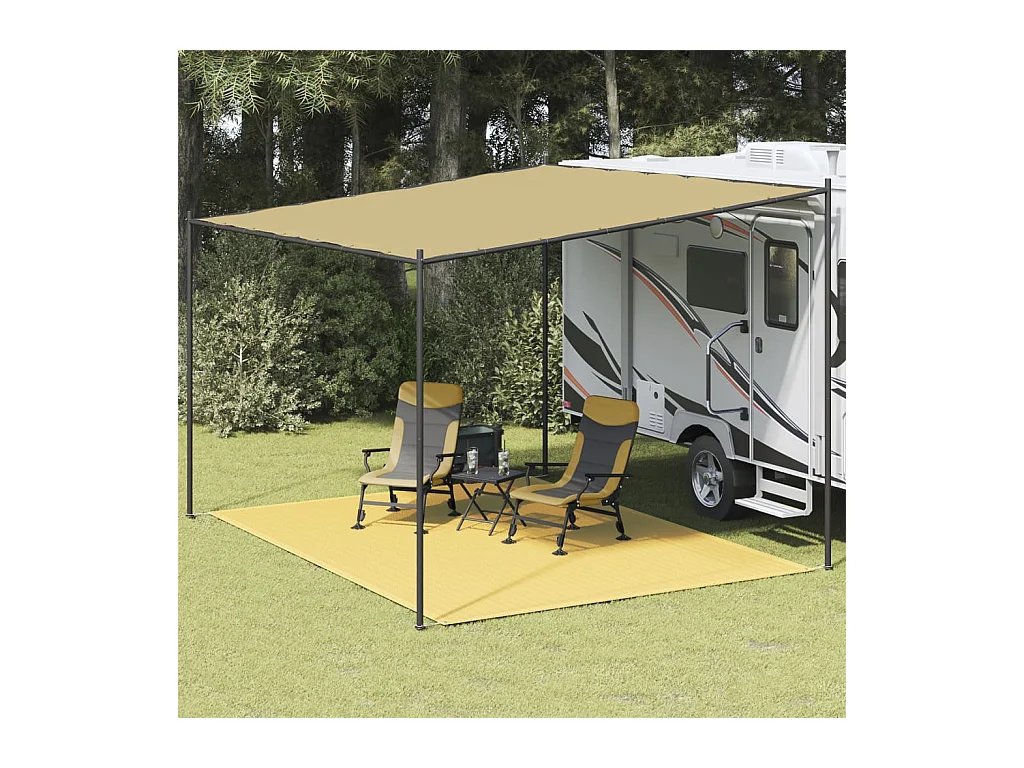 Tapis de tente 300x400 cm Beige