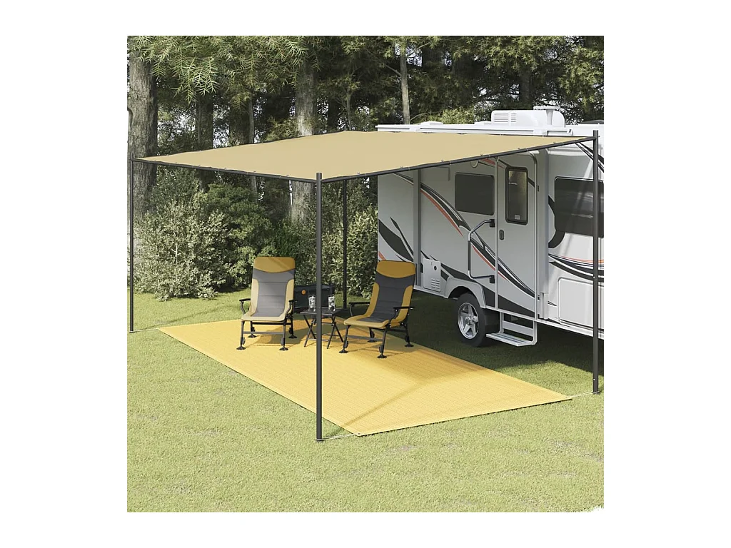 Tapis de tente 250x550 cm Beige