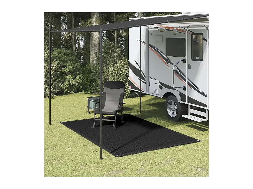 Tapis de tente 200x300 cm Noir