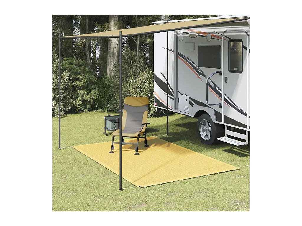 Tapis de tente 250x300 cm Beige