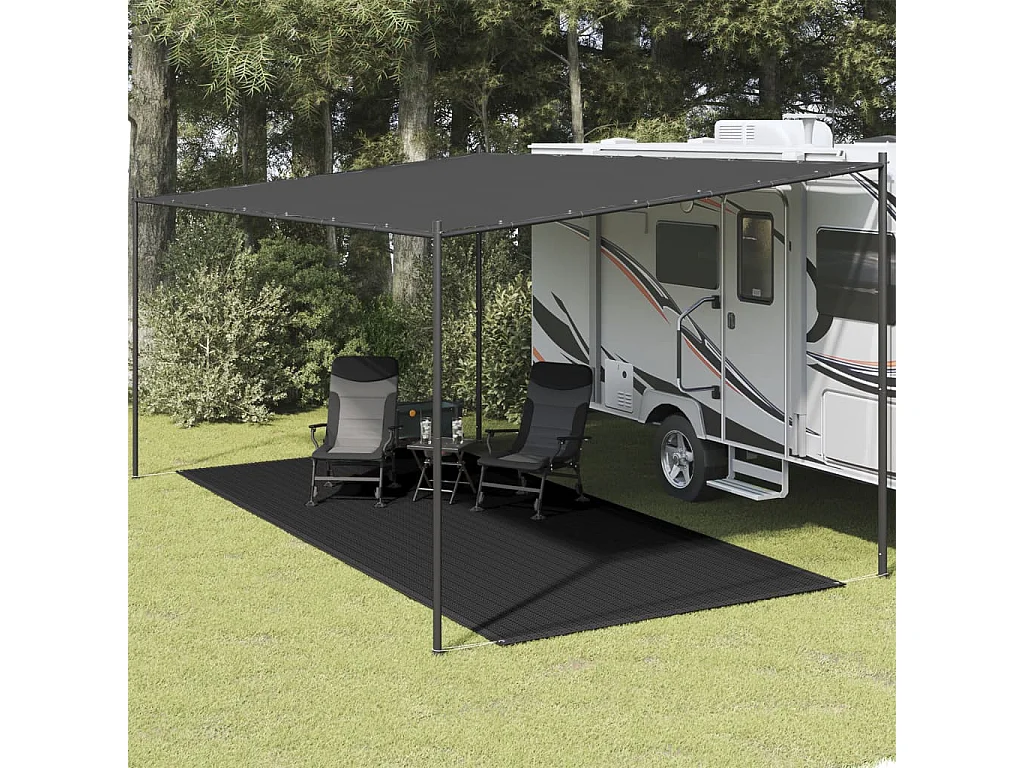 Tapis de tente 250x600 cm Noir