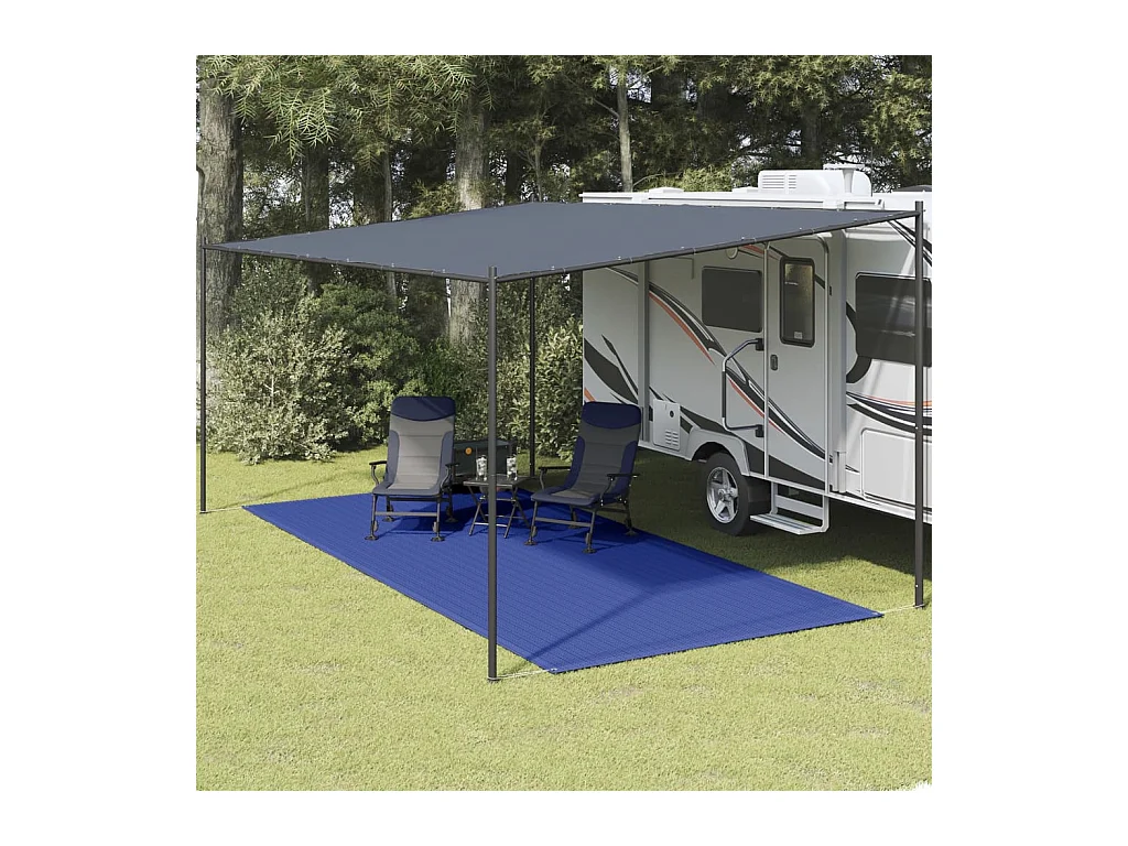 Tapis de tente 250x550 cm Bleu