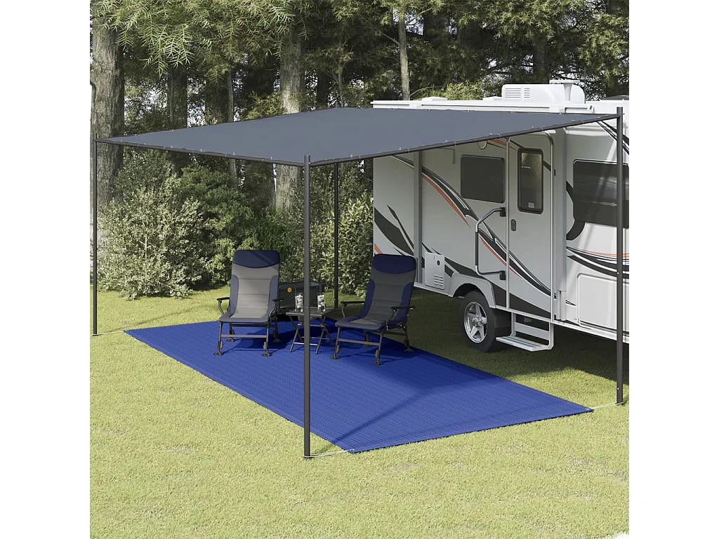 Tapis de tente 250x550 cm Bleu