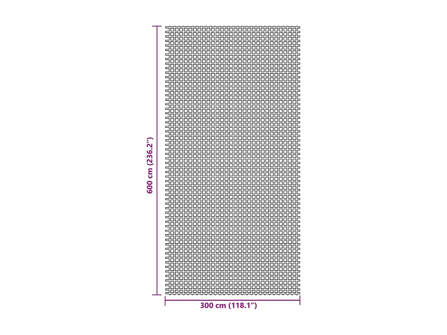 Alfombra para tienda de campaña antracita 6x3 m