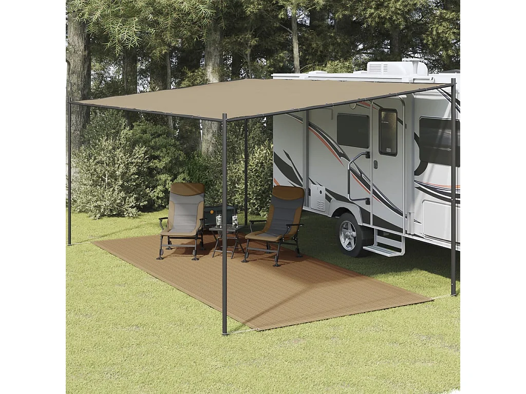 Tapis de tente 250x600 cm Taupe