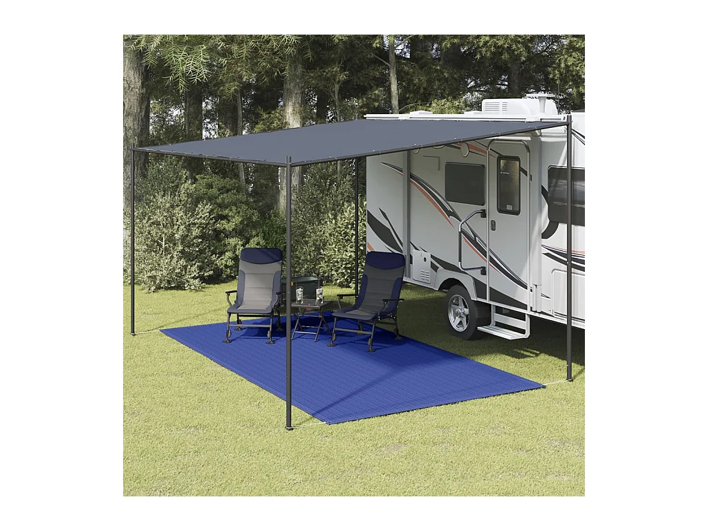 Tapis de tente 250x450 cm Bleu