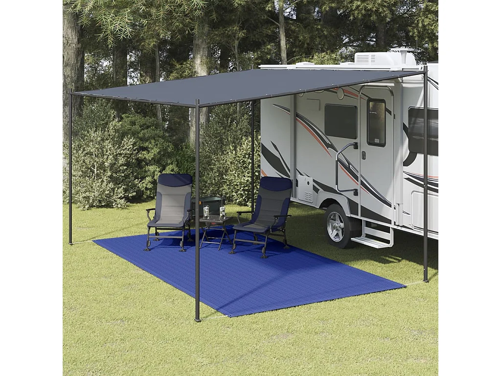 Tapis de tente 250x450 cm Bleu