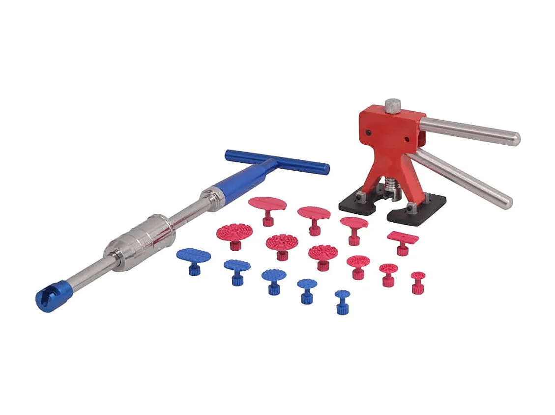 50-teiliges Dellenreparaturset aus Edelstahl ohne Lackierung