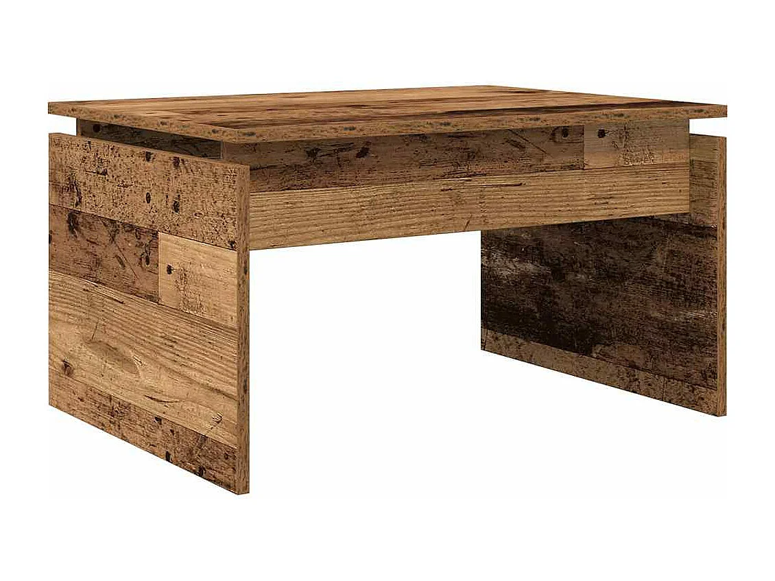 Tavolino in legno vecchio 68x50x38 cm in legno ingegnerizzato