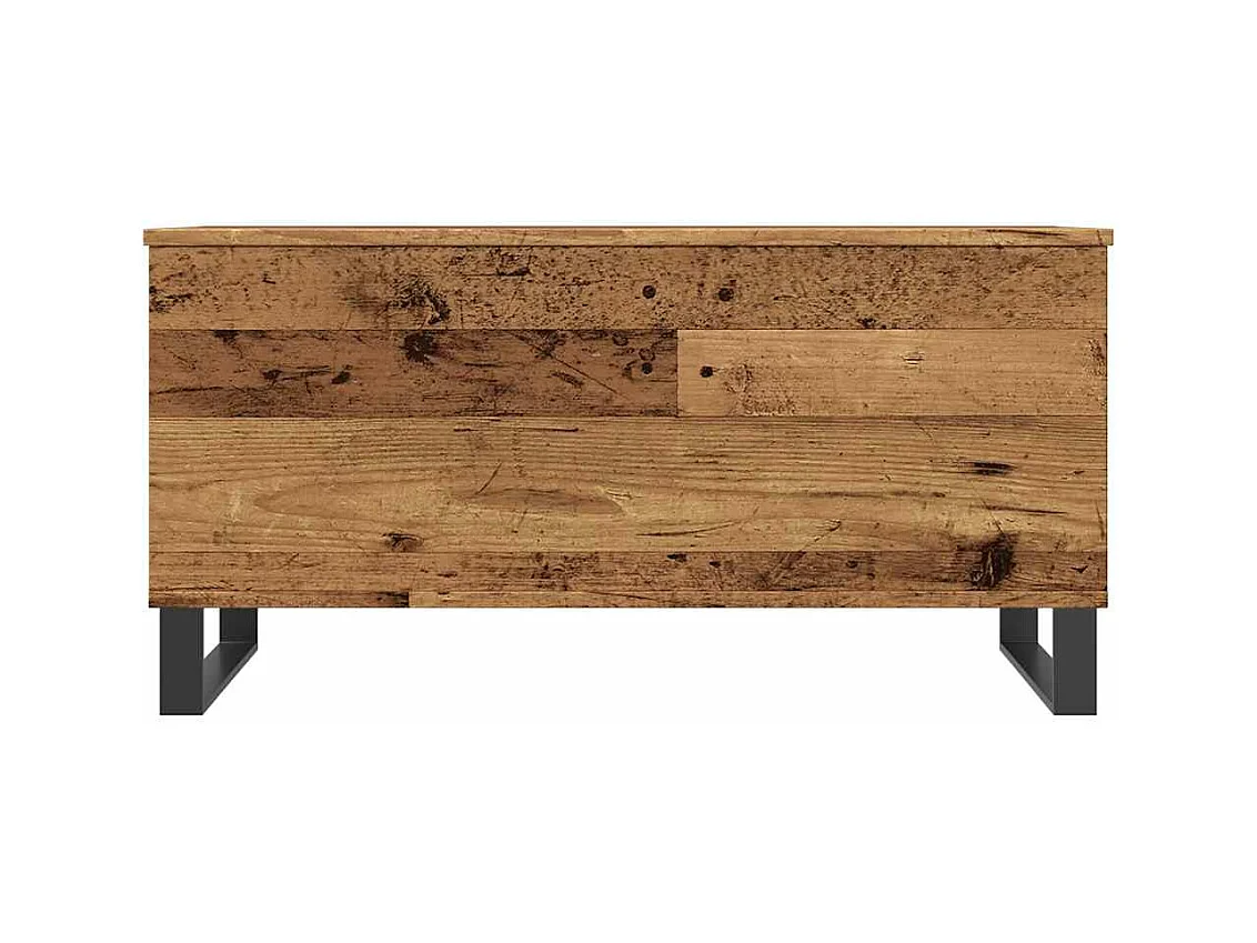 Mesa de centro madeira velha 90x44,5x45 cm madeira engenheirada