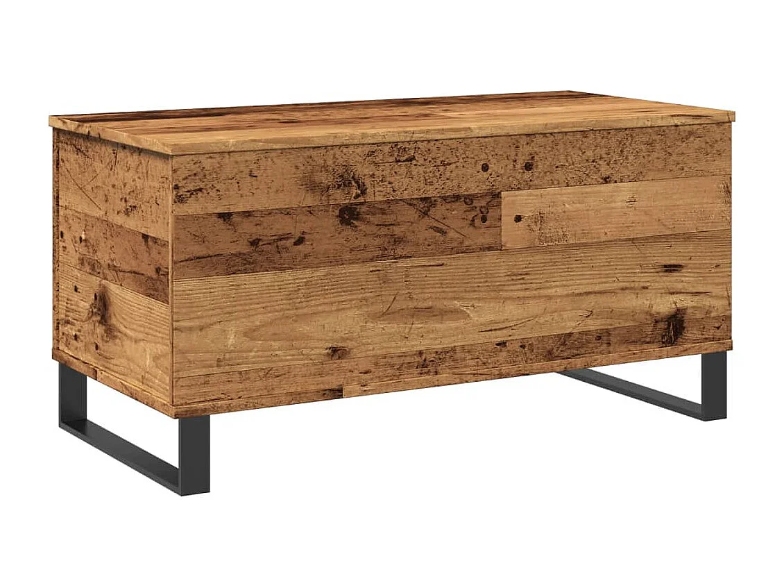 Table basse vieux bois 90x44,5x45 cm bois d'ingénierie