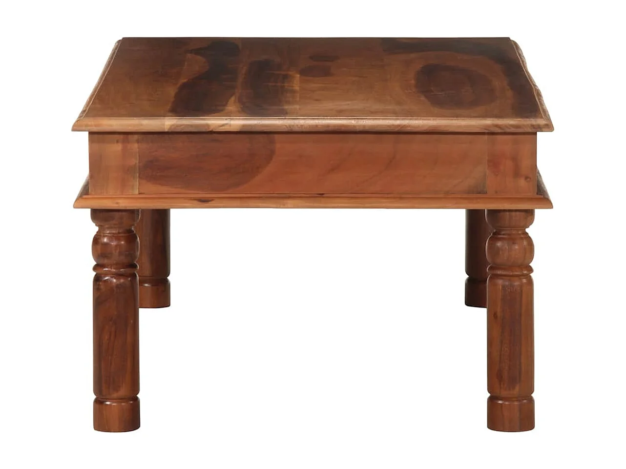 Mesa de centro 110x60x40 cm madera maciza de acacia