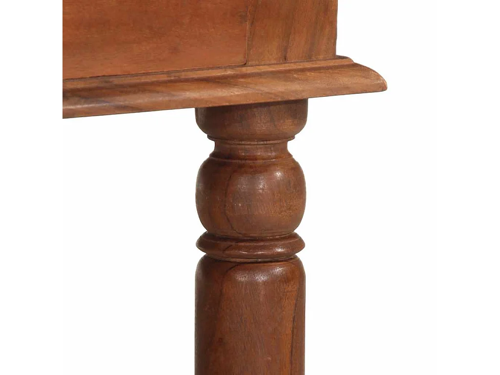 Mesa de centro 110x60x40 cm madera maciza de acacia