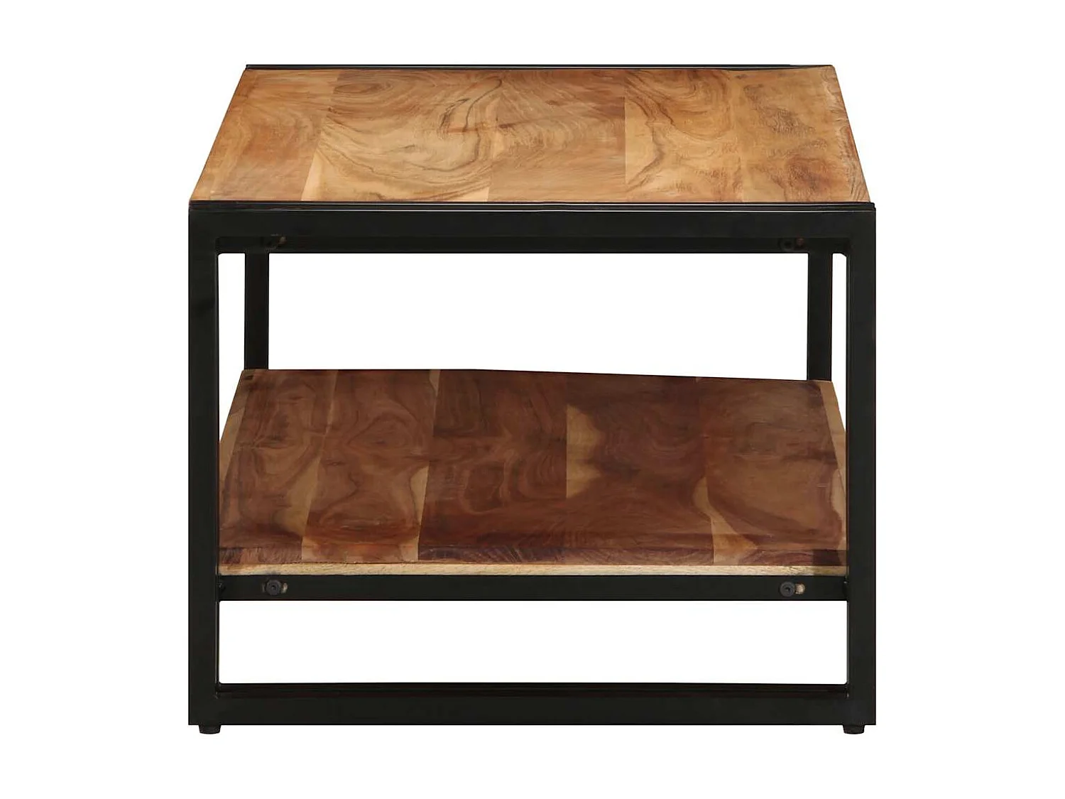 Mesa de centro 90x50x38 cm madeira maciça de acácia