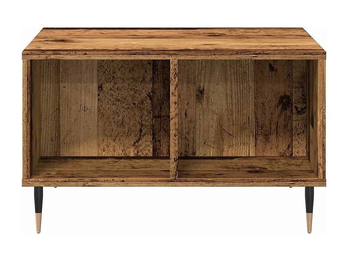 Tavolino da caffè in legno vecchio 60x50x36,5 cm in legno ingegnerizzato