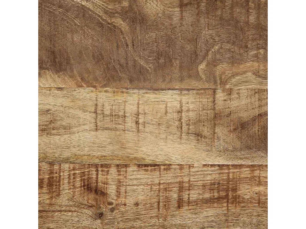 Mesa de centro 70x50x38 cm madeira maciça de manga crua