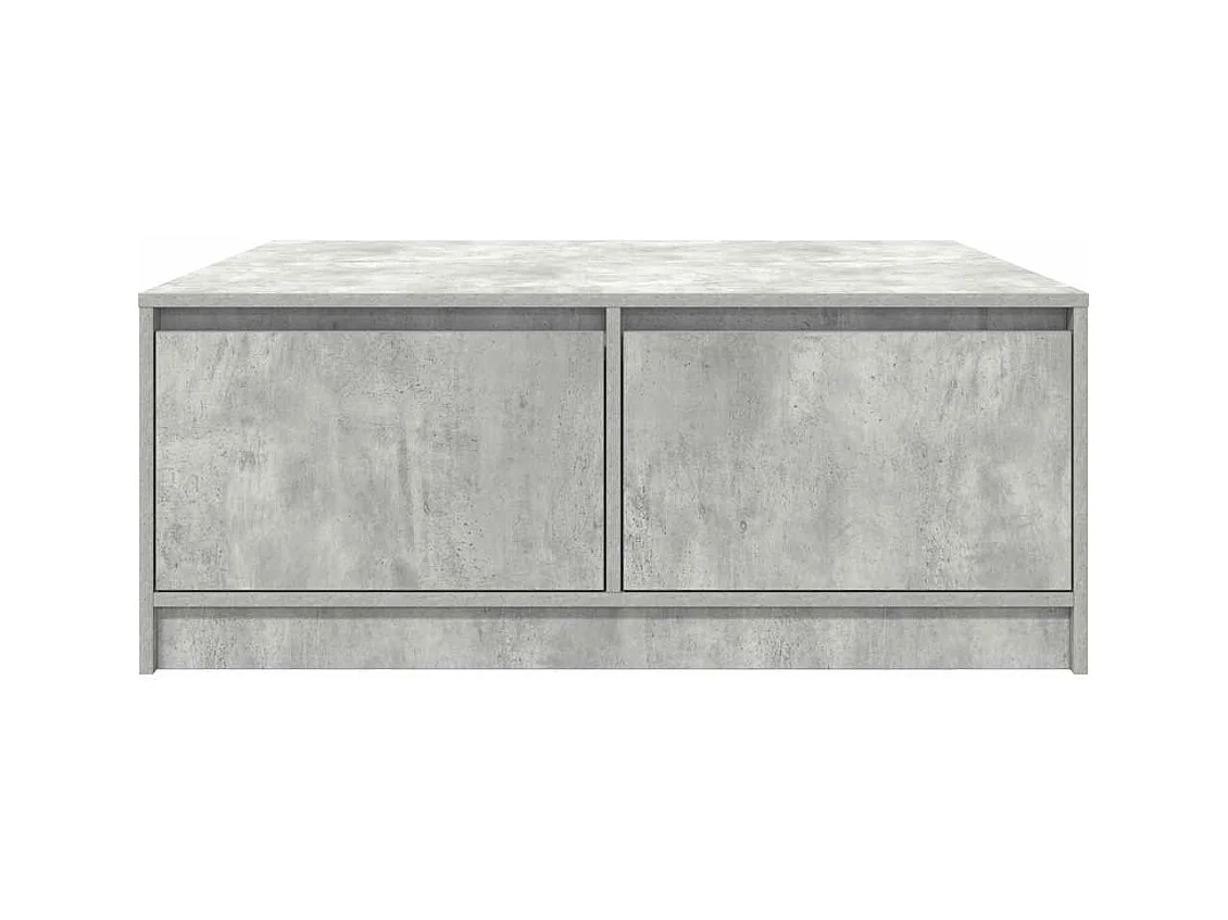 Couchtisch mit Schubladen Betongrau 100x100x40 cm