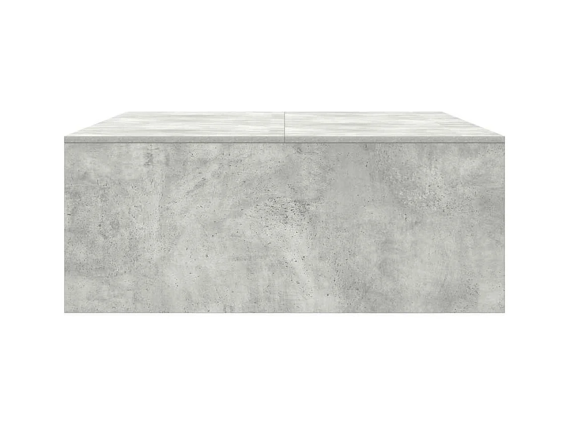 Couchtisch mit Schubladen Betongrau 100x100x40 cm