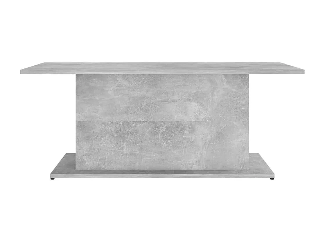 Table basse gris béton 102x55,5x40 cm bois d'ingénierie