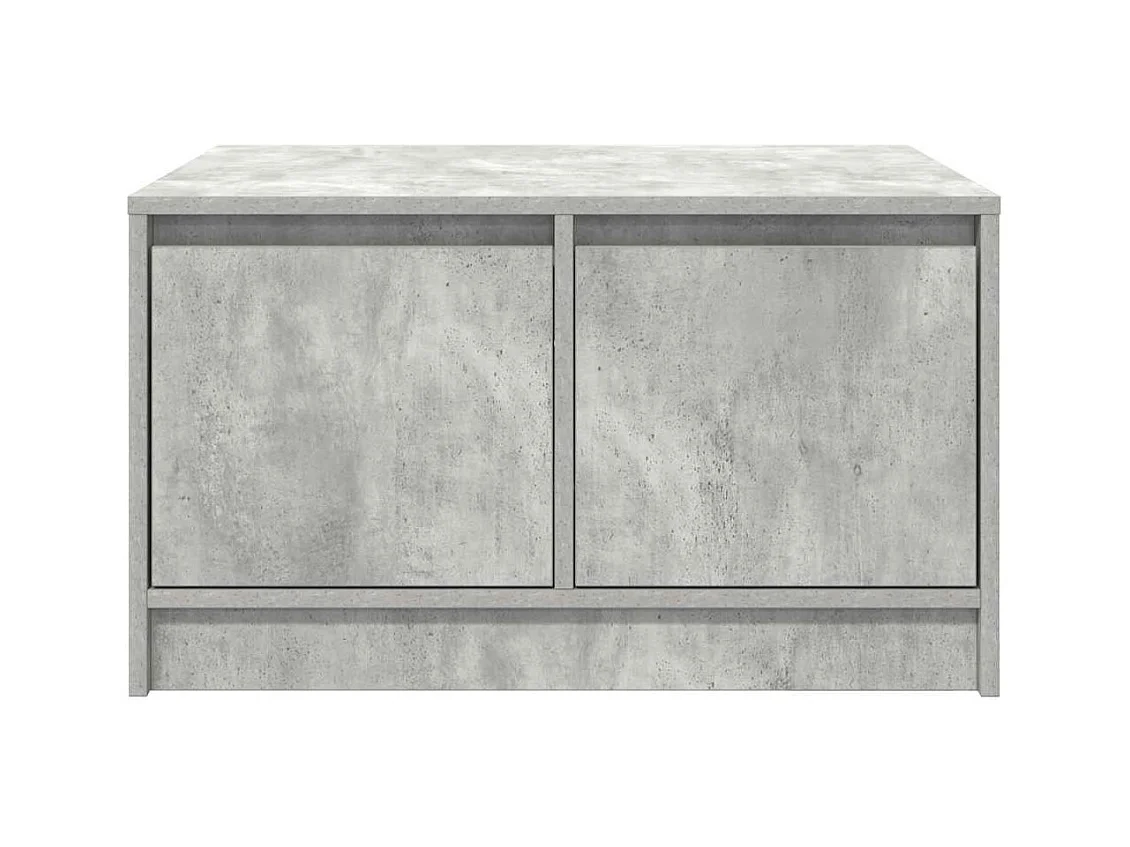 Couchtisch mit Schubladen Betongrau 70,5x70x40 cm
