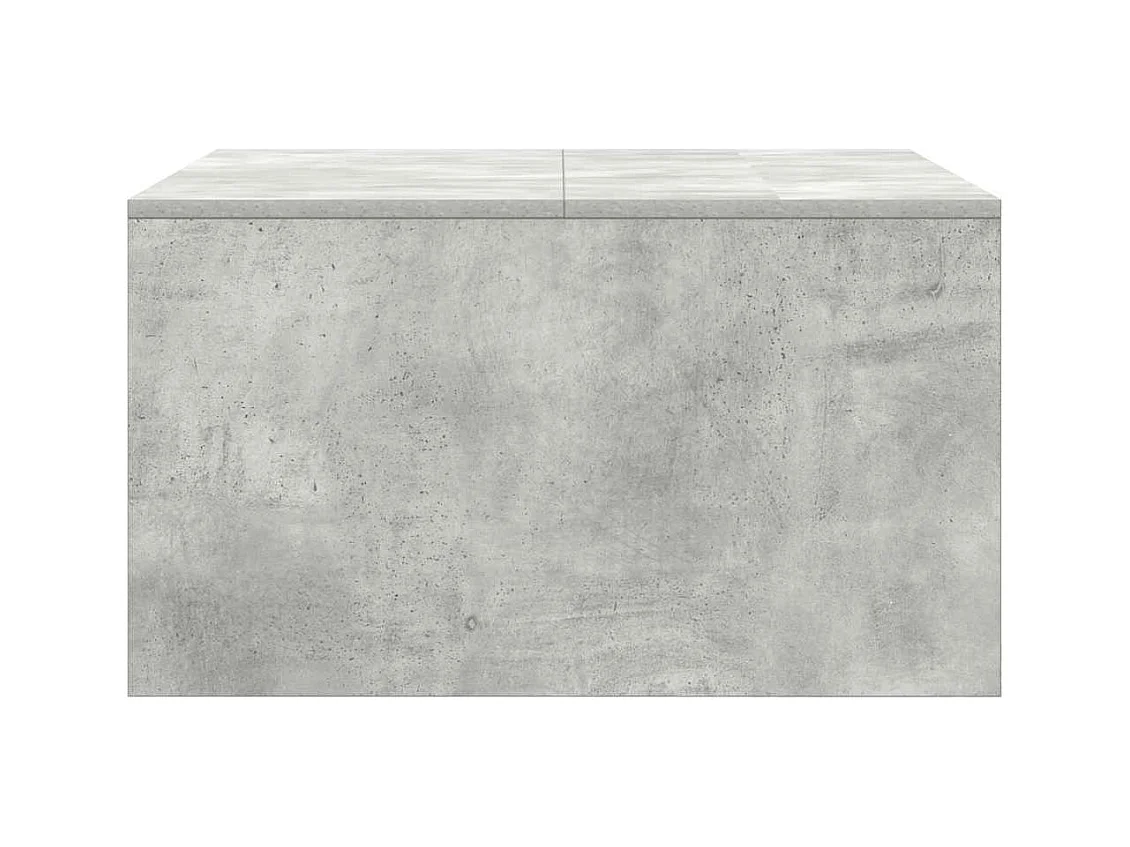 Couchtisch mit Schubladen Betongrau 70,5x70x40 cm