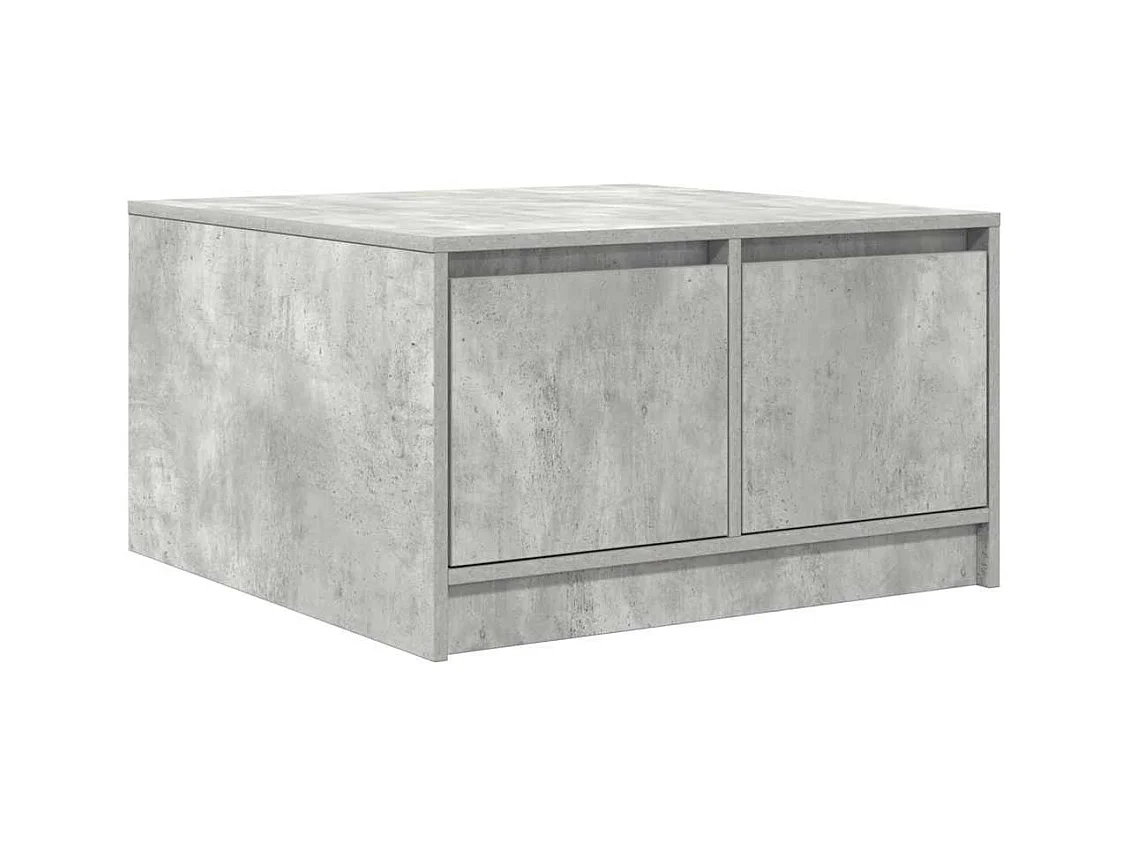 Couchtisch mit Schubladen Betongrau 70,5x70x40 cm