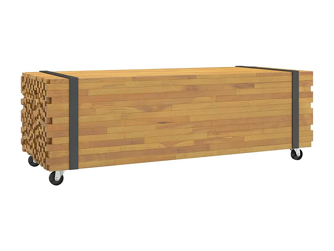 Tavolino 110x45x35 cm in legno massello di teak