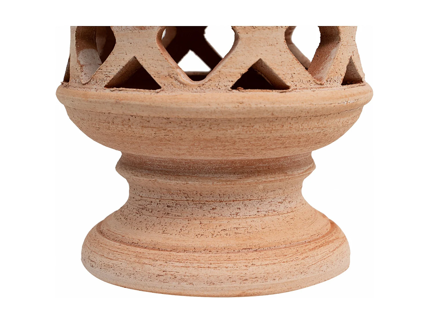 BISCOTTINI Lanterne murale - Terre cuite - Porte-bougie - Jardin - Extérieur - Mobilier - Décoratif - Décoration de jardin - 30x30x46 cm