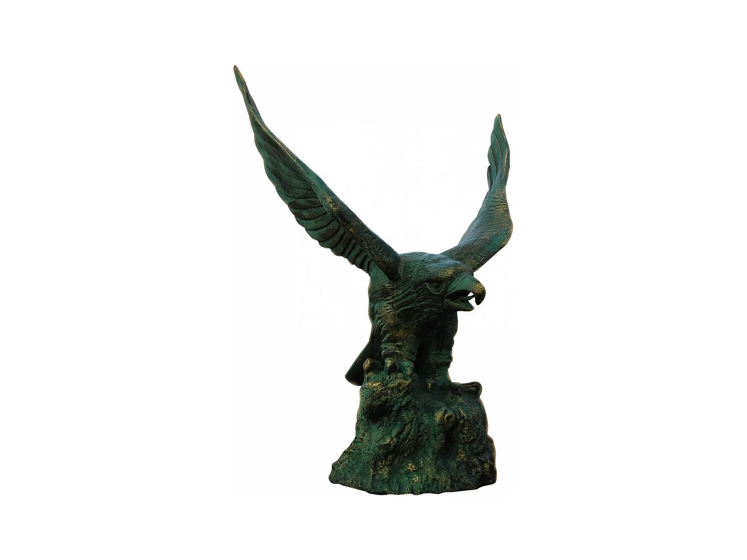 BISCOTTINI Statue - Finition Vert Antique en Fer - Design - Décorative - Parfait pour le Salon - Salle à Manger - Jardin - Présentation - 180x125x200cm - Décoration