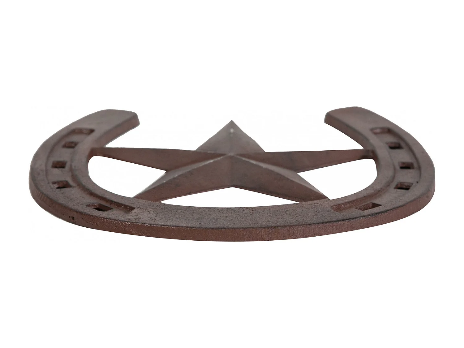 BISCOTTINI Décoration Murale - Finition Antique - Design Mural - Plaque Murale Décorative - Parfait pour le Salon - Salle à Manger - 31.5x1x29.5cm - Fer à Cheval