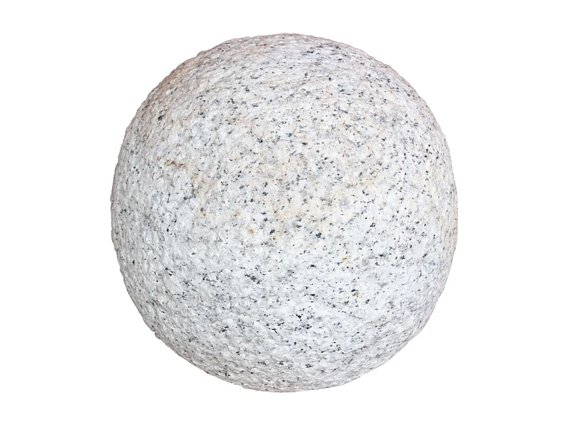 BISCOTTINI Statue - Finition sphère en pierre - Statue en pierre - Statue décorative - Statue de jardin - Sculpture - Décoration - Affichage - Salon - 20x20x20 cm