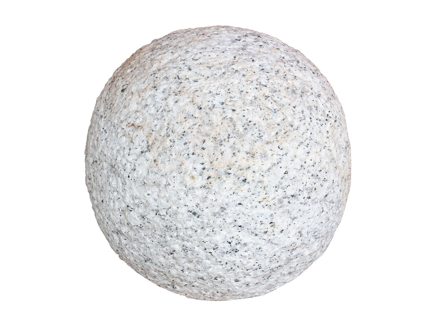 BISCOTTINI Statue - Finition sphère en pierre - Statue en pierre - Statue décorative - Statue de jardin - Sculpture - Décoration - Affichage - Salon - 20x20x20 cm