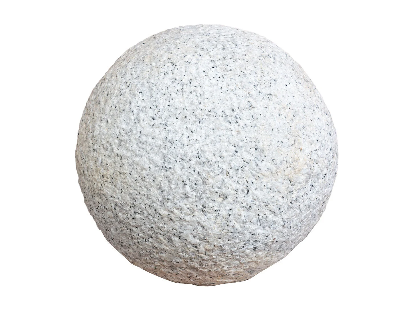 BISCOTTINI Statue - Finition sphère en pierre - Statue en pierre - Statue décorative - Statue de jardin - Sculpture - Décoration - Affichage - Salon - 25x25x25 cm