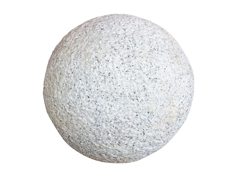 BISCOTTINI Statue - Finition sphère en pierre - Statue en pierre - Statue décorative - Statue de jardin - Sculpture - Décoration - Affichage - Salon - 25x25x25 cm