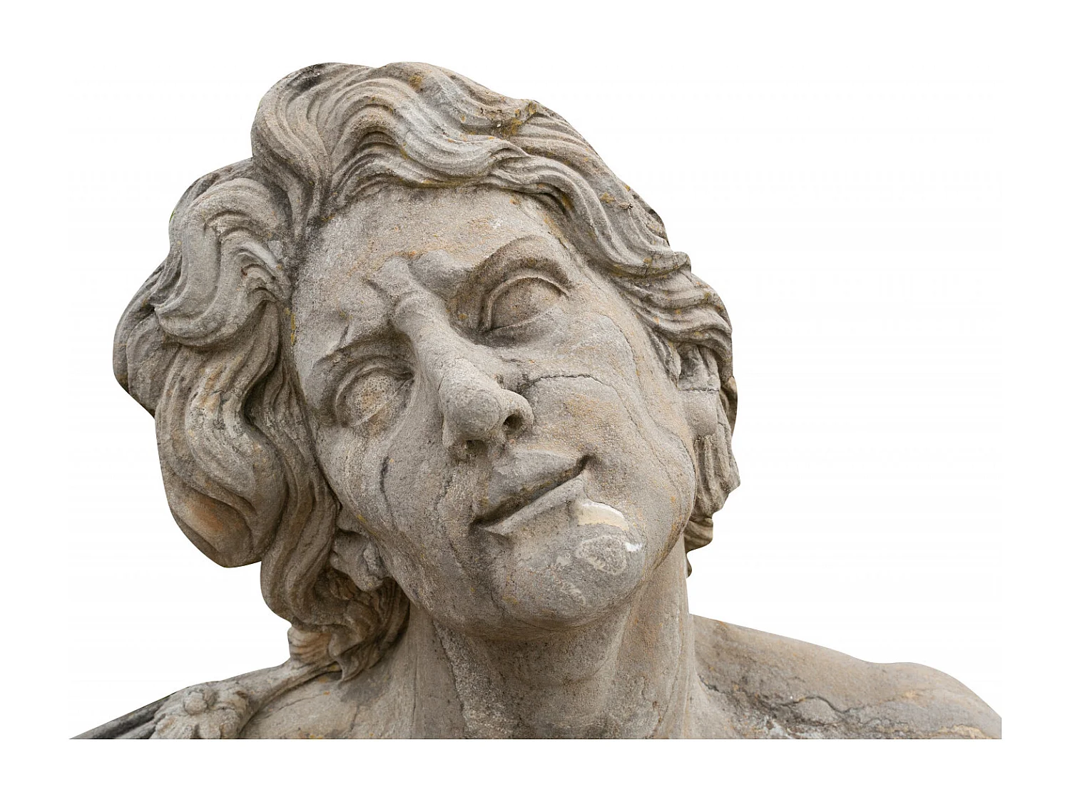 BISCOTTINI Statue - En Pierre - Design - Décorative - Parfait pour le Salon - Salle à Manger - Jardin - Présentation - 78x35x80cm - Décoration